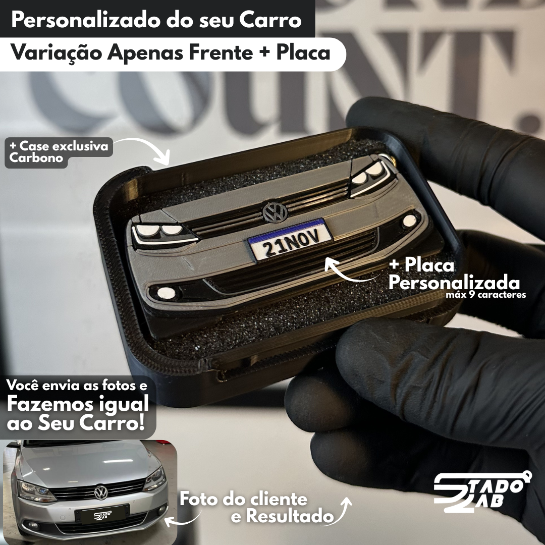 Chaveiro Personalizado do Seu Carro - Custom StadoLab®