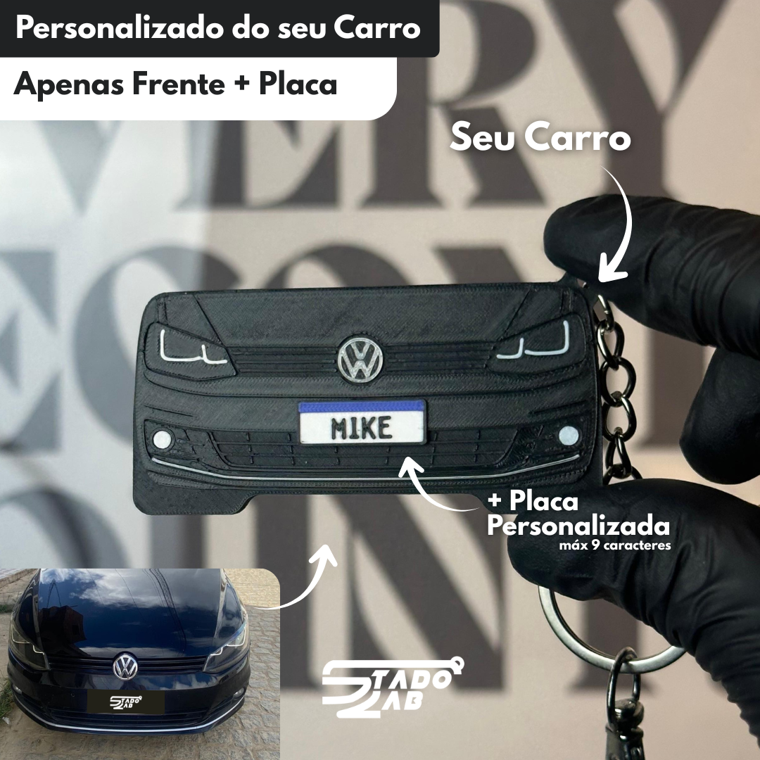 Chaveiro Custom StadoLab® - Personalizado do Seu Carro